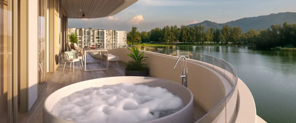 Laguna Beach Residences Bayside: вариант Jacuzzi из материалов застройщика