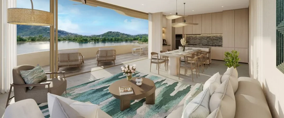 Laguna Beach Residences Bayside: вариант с тремя спальнями из материалов застройщика