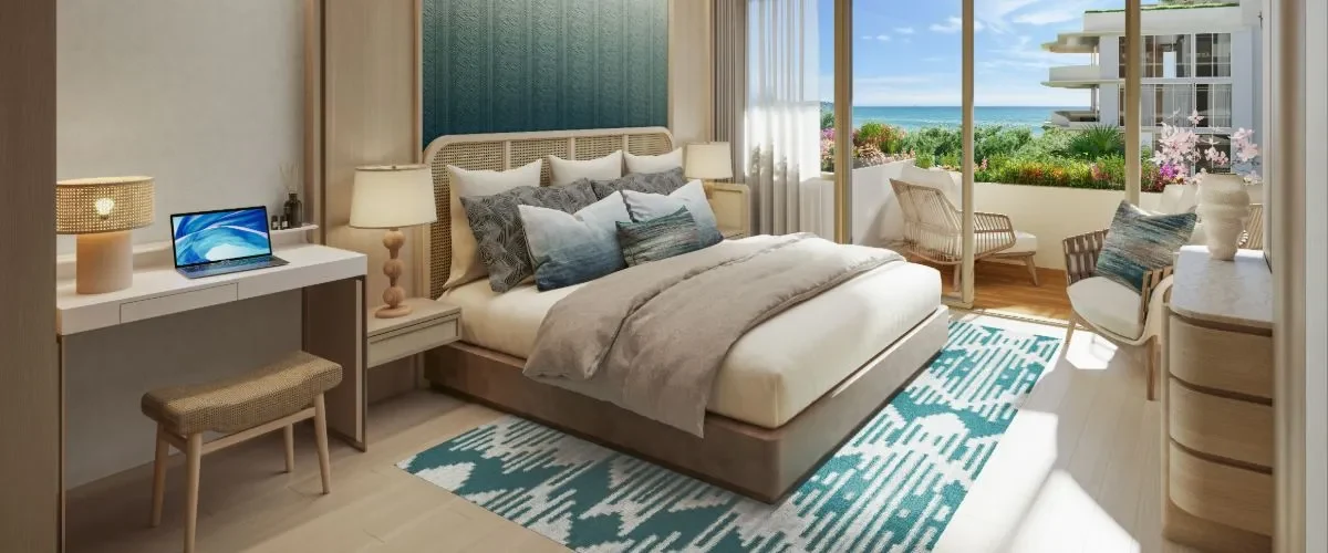 Laguna Beach Residences Bayside: вариант с двумя спальнями из материалов застройщика